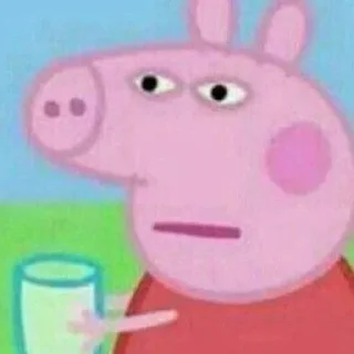 😐 emoji Свинка Пеппа🐷 Telegram sticker 12 of 101