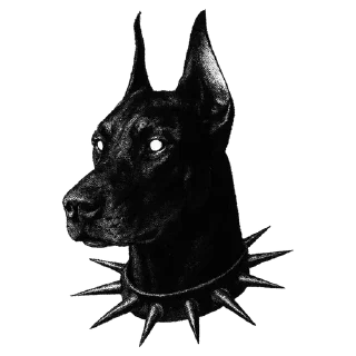 🐶 emoji Dark vibe @DozaEmoji Telegram sticker 12 of 120