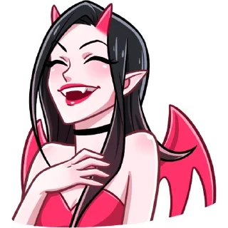 😂 emoji дьяволица 😈 Telegram sticker 24 of 48