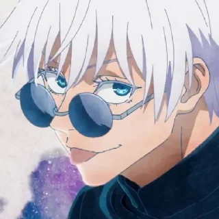 😝 emoji Satoru Gojo (@Rob_Lucci_San) Telegram sticker 9 of 36