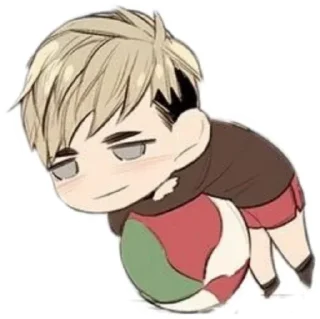 🏐 emoji ♡ Атсуму Мия ♡ Telegram sticker 15 of 22
