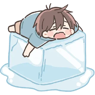 🥵 emoji Летний кун @Nyasticks Telegram sticker 15 of 33