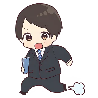 🏃‍♂ emoji Деловой-кун @nyasticks Telegram sticker 7 of 41