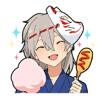 😘 emoji Летний-Кун @nyasticks Telegram sticker 7 of 37
