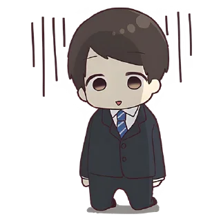 🤨 emoji Деловой-кун @nyasticks Telegram sticker 10 of 41