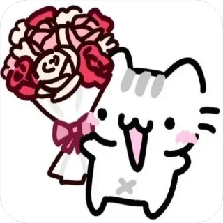 💐 emoji Котёнок Telegram sticker 6 of 44