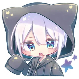 🙋‍♀ emoji Котик Паркер 3 @Nyasticks Telegram sticker 13 of 17