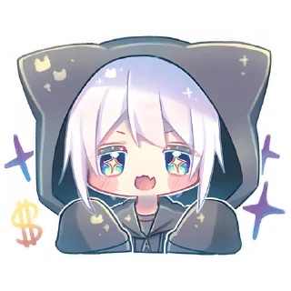 😍 emoji Котик Паркер 3 @Nyasticks Telegram sticker 2 of 17