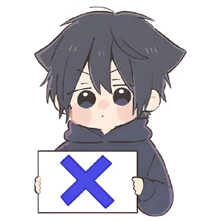 🙅‍♂ emoji Мальчик котик @Nyasticks Telegram sticker 24 of 41