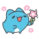 🌺 emoji Capoo #4 @IMG2D Telegram sticker 11 of 22