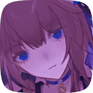💜 emoji ♪•‧͙⁺˚･༓Herta༓･˚⁺‧͙♪ Telegram sticker 21 of 30