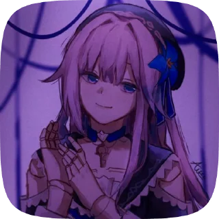 💜 emoji ♪•‧͙⁺˚･༓Herta༓･˚⁺‧͙♪ Telegram sticker 22 of 30