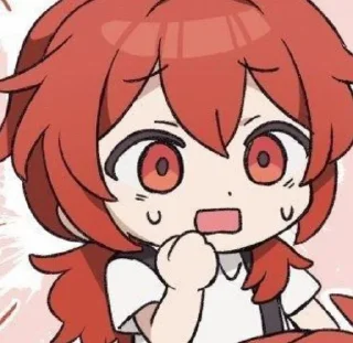 😱 emoji Дилюк Telegram sticker 22 of 65