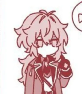 😑 emoji Дилюк Telegram sticker 5 of 65