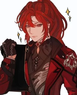 🌟 emoji Дилюк -> @animebotsa Telegram sticker 14 of 21
