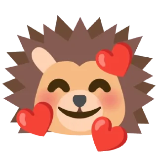 🌟 emoji ёжики by @jilenne Telegram sticker 7 of 54