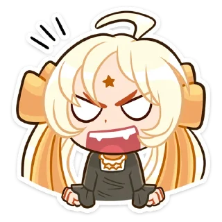 😠 emoji Луни (@TgSticker) Telegram sticker 10 of 40