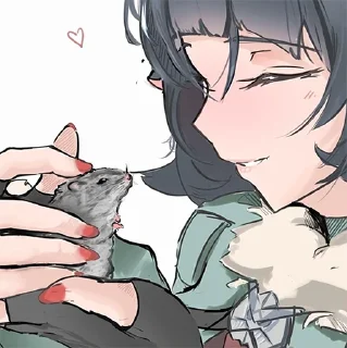 🙄 emoji Jane Doe 🐀 Telegram sticker 17 of 49