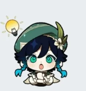 😯 emoji Генша Telegram sticker 8 of 33