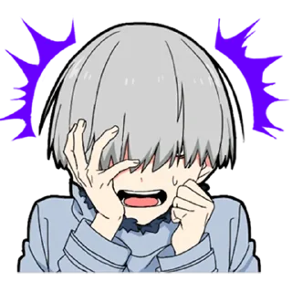 😱 emoji Парень тьмы @nyasticks Telegram sticker 20 of 24