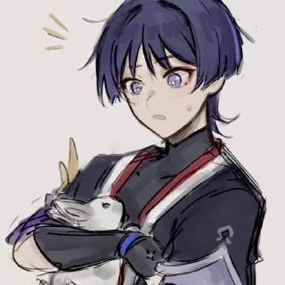 🔮 emoji °Скарамучча @genshinbyevico Telegram sticker 21 of 24