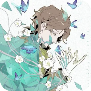 🦋 emoji Eternal Bloom ~ "Greenhouse" Telegram sticker 13 of 120