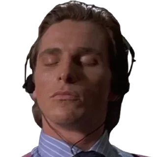 🎧 emoji American Psycho Telegram sticker 9 of 42