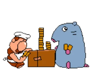 😘 emoji Gustavo x Brick @pizzza_tower Telegram sticker 14 of 40