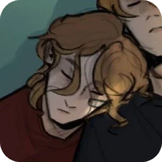❤ emoji Руманга «вместе» Telegram sticker 20 of 120