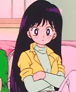 🤨 emoji Sailor Mars Telegram sticker 4 of 18