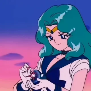 😯 emoji Sailor Neptune @slayystick Telegram sticker 22 of 28