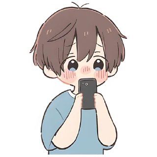 😘 emoji Анимешный мальчик @Nyasticks Telegram sticker 22 of 41