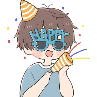 🤩 emoji Анимешный мальчик @Nyasticks Telegram sticker 21 of 42