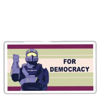 Sticker from Democracy Pack