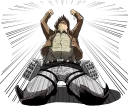 ✊ emoji Attack on Titan :: @line_stickers Telegram sticker 21 of 40