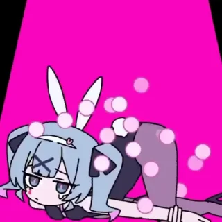 😭 emoji Rabbit Hole @MoiStikiBot Telegram sticker 10 of 108