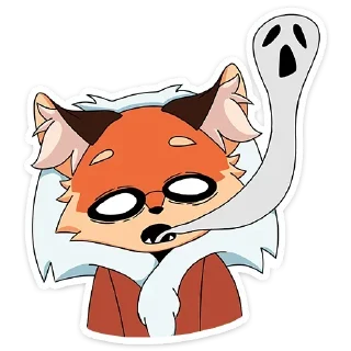🦊 emoji Лиса Алиса | @Earth138 Telegram sticker 24 of 48