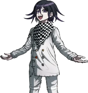 😈 emoji 😈Kokichi Ouma🍇 Telegram sticker 7 of 120