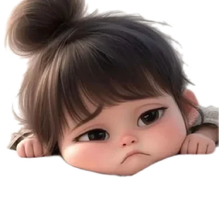 💇 emoji МАЛЫШКИ Telegram sticker 10 of 47