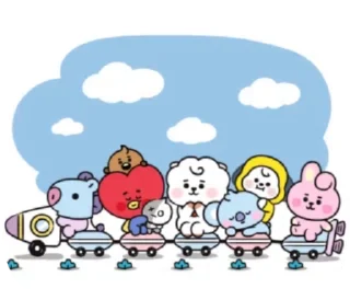 ⭐️ emoji BT21 ARMY😁⭐️ Telegram sticker 20 of 29