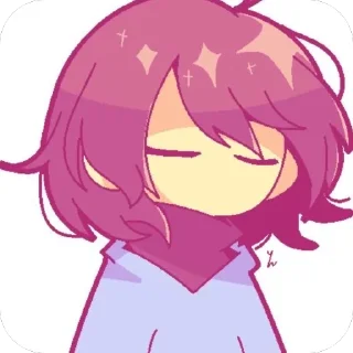 ❤ emoji ❤️Frisk❤️ @UndertaleDeltaruneS Telegram sticker 13 of 60
