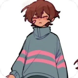 ❤ emoji ❤️Frisk❤️ @UndertaleDeltaruneS Telegram sticker 6 of 60