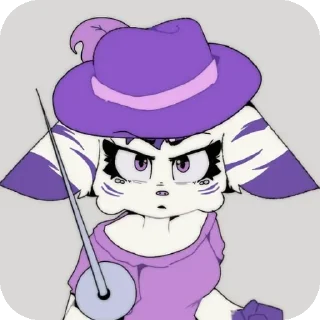 🎩 emoji •°Zizy zebra от @tsezar_olegov Telegram sticker 7 of 32