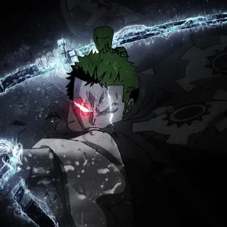 🌟 emoji RORONOA ZORO @GIFSHIGETSUSTICK Telegram sticker 14 of 58