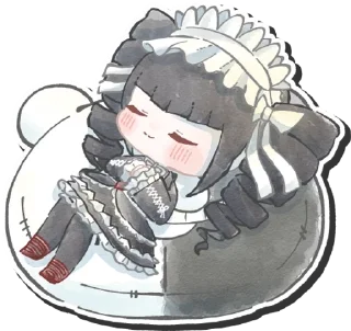 🃏 emoji Celectia Ludenberg Telegram sticker 22 of 55