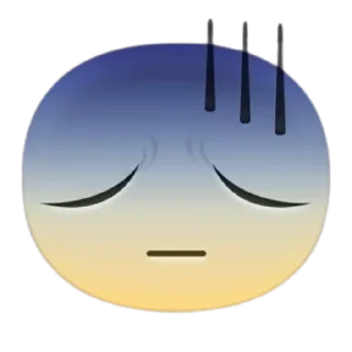😰 emoji емодзі:3 Telegram sticker 17 of 33
