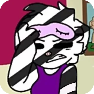 🐶 emoji •°Zizy zebra от @tsezar_olegov Telegram sticker 13 of 32