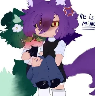 😡 emoji 💜Пиковару канон💚 Telegram sticker 11 of 120