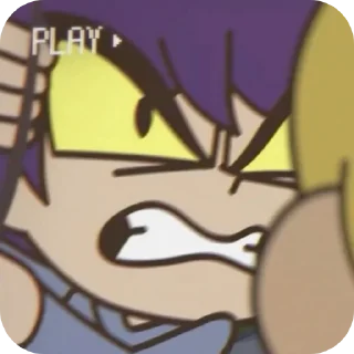 😡 emoji пиковые. 💜★💚 Telegram sticker 7 of 120