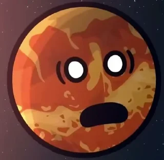 😱 emoji Венера няшк Telegram sticker 7 of 12
